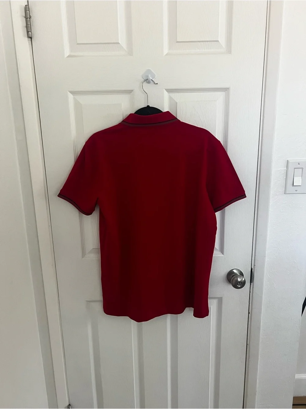 Ralph Lauren Red Polo with Contrast Trim